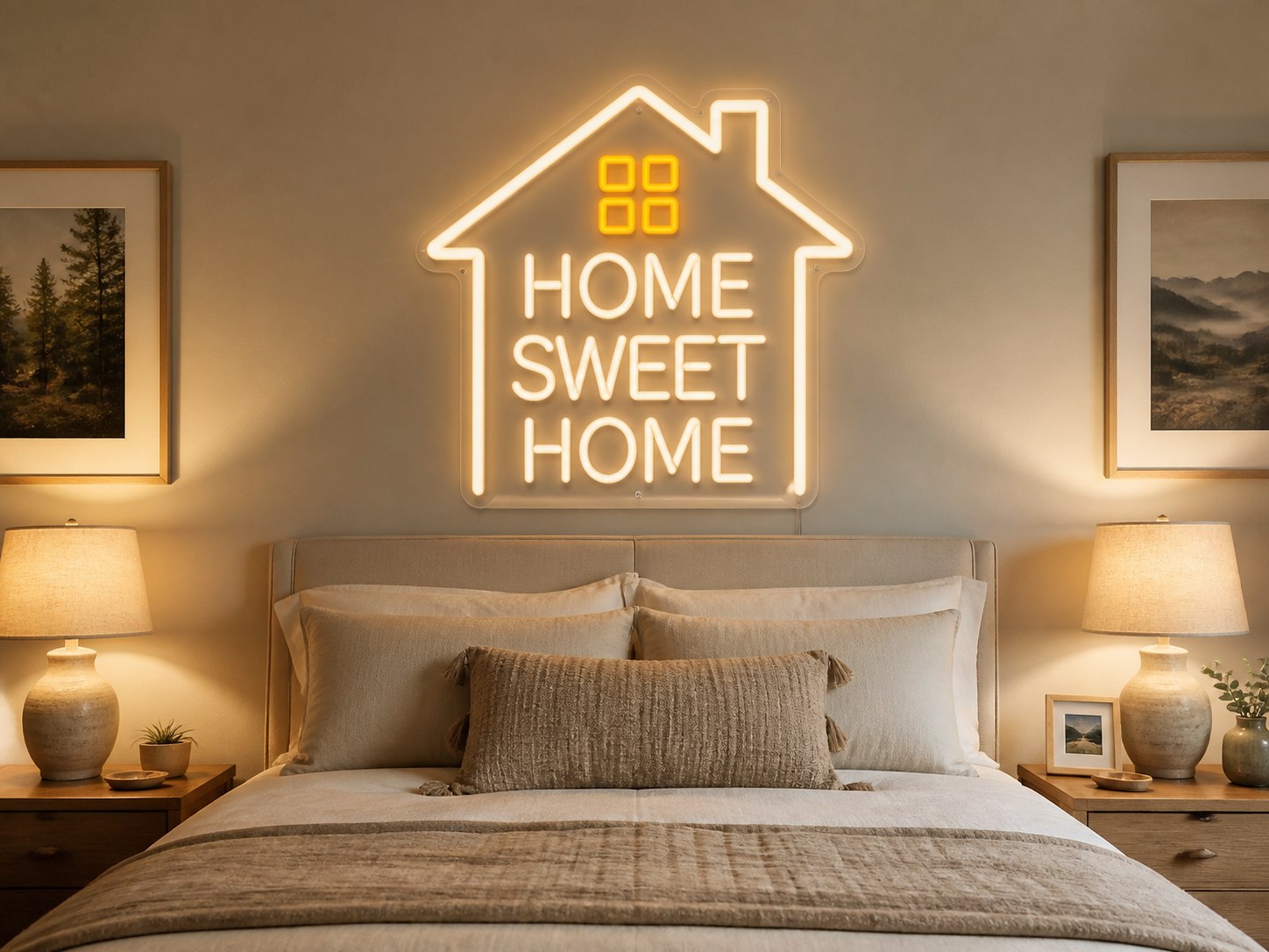 Finished custom neon sign